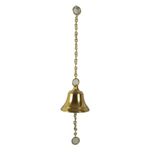 Brass Hanging Bell Plain 3"